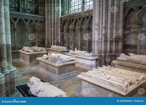 Tombs Of The Kings Of France In Basilica Of Saint Denis Stock Photo