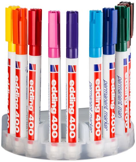 Edding Permanent Markers Assorted Colours Marker System Of