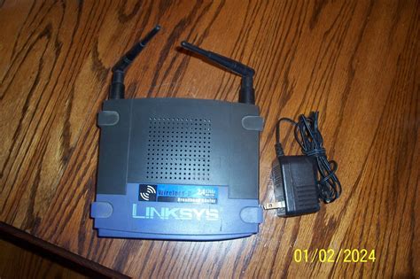 Linksys Wrt54g Wireless G Wifi Router Modem 54 Mbps Broadband 24 Ghz 4