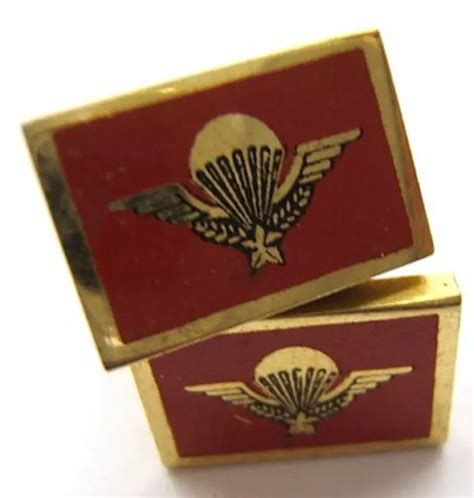 Boutons De Manchette Brevet Parachutiste Wings L Gion Etrang Re Rep