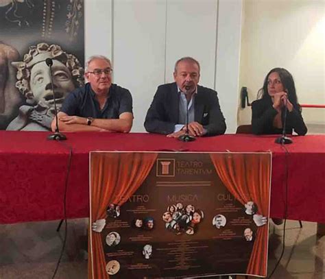 Taranto Presentata La Nuova Stagione Artistica Del Teatro Tarentum