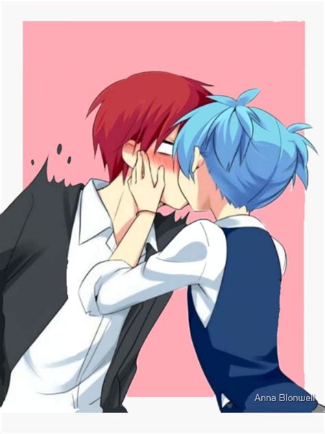 Assassination Classroom Karma X Nagisa Sticker For Sale By Shindouart Redbubble