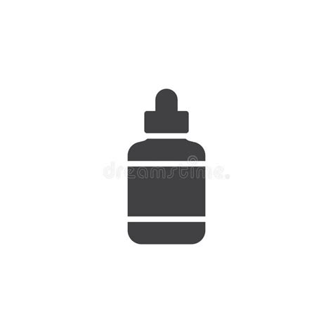 Dropper Bottle Outline Icon Stock Vector Illustration Of Editable