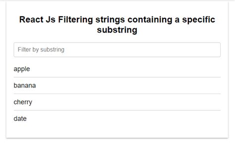 React Js Array Filter Method Array Of Object