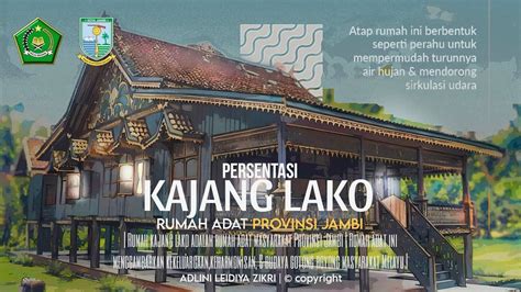 Rumah Adat Jambi Kajang Lako Tugas Sejarah Indonesia YouTube