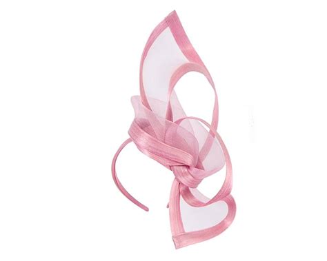 Edgy Dusty Pink Fascinator By Fillies Collection Fascinators Online