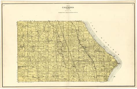 Map Of Caledonia Wi