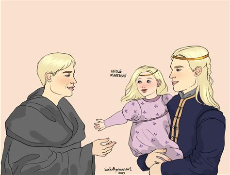 Maester Aemon, Egg, and Rhaelle Targaryen by chillyravenart : r ...