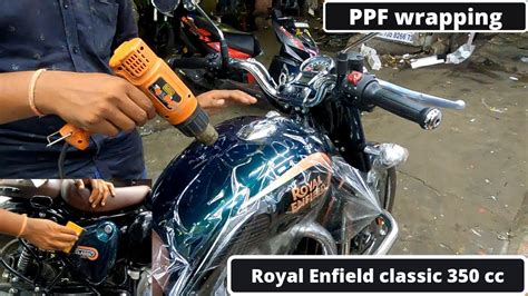 New Royal Enfield Classic Ppf Wrapping Chennai Junction Cj Youtube