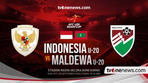 Link Live Streaming Timnas Indonesia U 20 Vs Maladewa Menanti Racikan