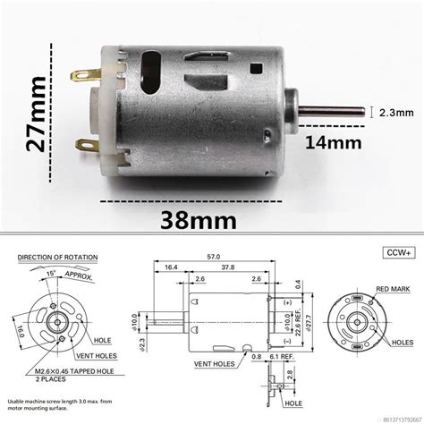 Rs 385 12v Brush High Speed Micro Dc Motor Brushed Metal Stainless