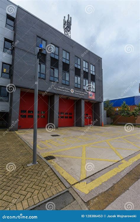 Cardiff Central Fire Station Editorial Stock Photo Image Of Editorial