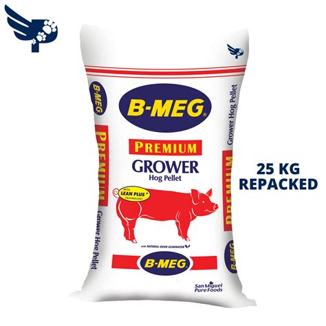 B Meg Premium Grower Hog Pellet 50kg And 25kg Repacked For Pigs