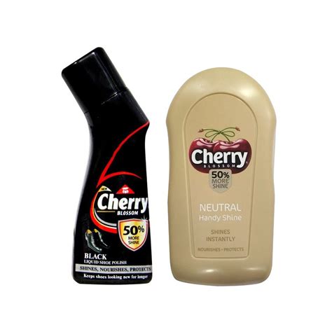 Cherry Blossom Neutral Handy Shoe Shiner Black Liquid Shoe Polish Combo Price Buy Online At