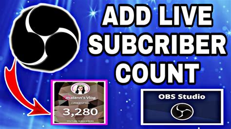 How To Add Subscriber Count To Live Stream In Obs Studio Youtube