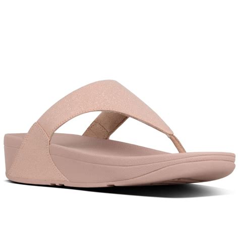 Fitflop Lulu Shimmer Womens Toe Post Sandals Women From Charles