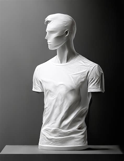 Premium Photo A Mannequin With A White T Shirt That Says I M A