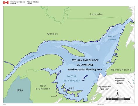 Gulf Of St Lawrence Map