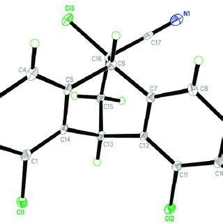 Ortep Drawing Of Isomer And Its Numbering Scheme Thermal Ellipsoids