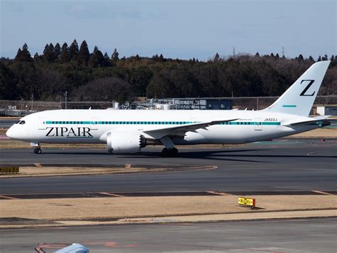 ジップエア Boeing 787 8 Dreamliner JA822J 成田国際空港 航空フォト by FT51ANさん 撮影2020年