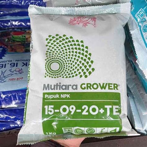 Pupuk Npk Grower Te Mutiara Meroke Kemasan Kg Pupuk Lazada