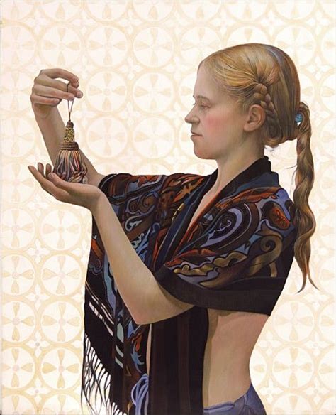 Fred Wessel In Tempera Painting Portrait Portraiture