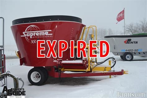 2008 Supreme 500 Tmr Mixer For Sale