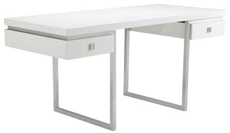 Bentley High Gloss White Desk from Sunpan (53573) | Coleman Furniture