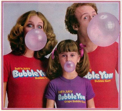 Groovy Vintage T Shirt Adverts Flashbak Bubble Gum Bubble Yum Gum Brands