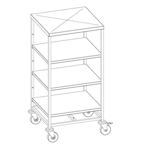 Medical Trolley Med Systeme Ltd Hospital For Sterilization