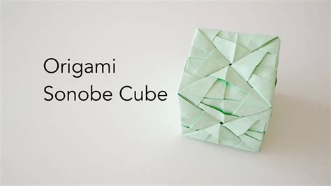 Origami Sonobe Cube Youtube