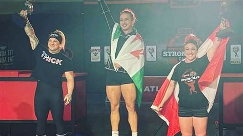 Rhianon Lovelace Wins U Kg Worlds Strongest Woman Contest