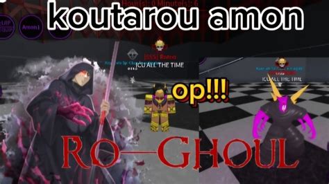 Koutarou Amon Showcase Ro Ghoul โรกูลep3 Youtube