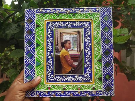 Lippan Art Photo Frame Clay Wall Art Art And Craft Videos Painting