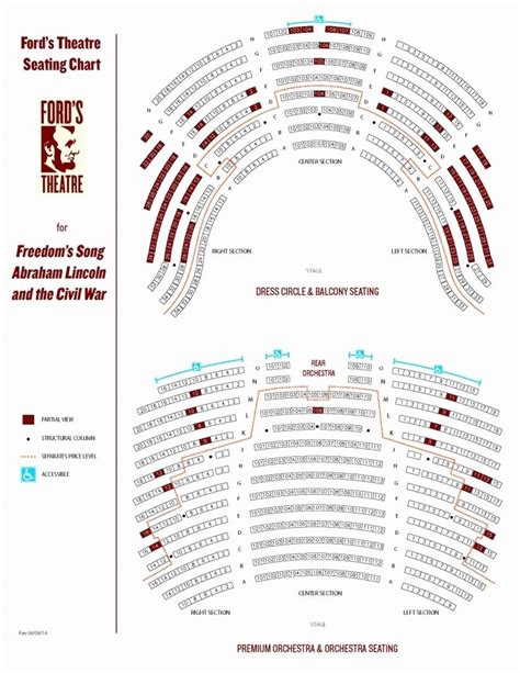 Moody Performance Hall Seating Chart