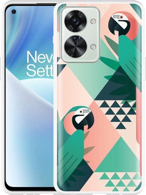 Cazy Hoesje Geschikt Voor OnePlus Nord 2T Exotic Trendy Parrot Bol