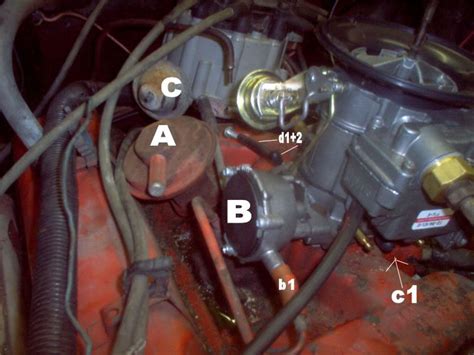 Rochester 2 Barrel Carburetor Vacuum Diagram