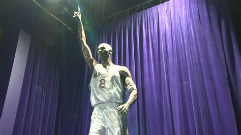 Vanessa Bryant Lakers Unveil Kobe Statue Stream The Video Watch Espn