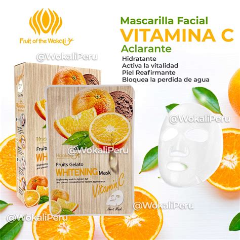 Mascarilla Facial De Vitamina C Jampaq