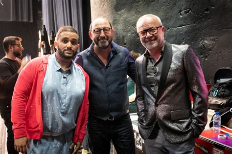 Photo Exclusif Malik Bentalha Kad Merad Et Olivier Baroux