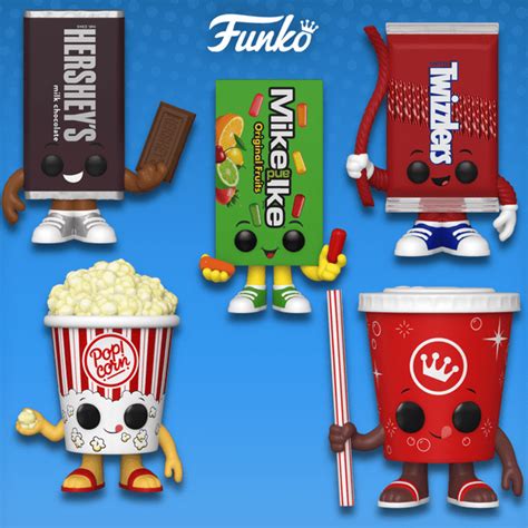 Funko Pop Foodies Set Of 5 Vinyl Figures Hersheys Chocolate Bar