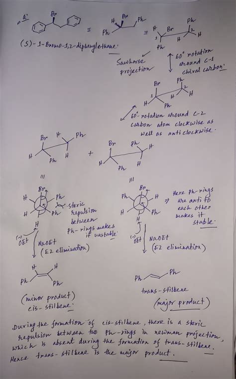 Solved Please Help With Parts A And B S Bromo Diphenylethane