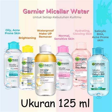 Jual Garnier Micellar Cleansing Water 125 Ml Shopee Indonesia