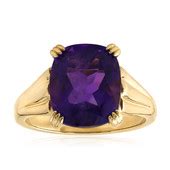 Bolivianischer Amethyst Silber Antik Schliff Ring Ct