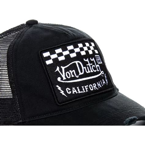 Von Dutch TRUCK02 Trucker Cap Schwarz Caphunters Ch