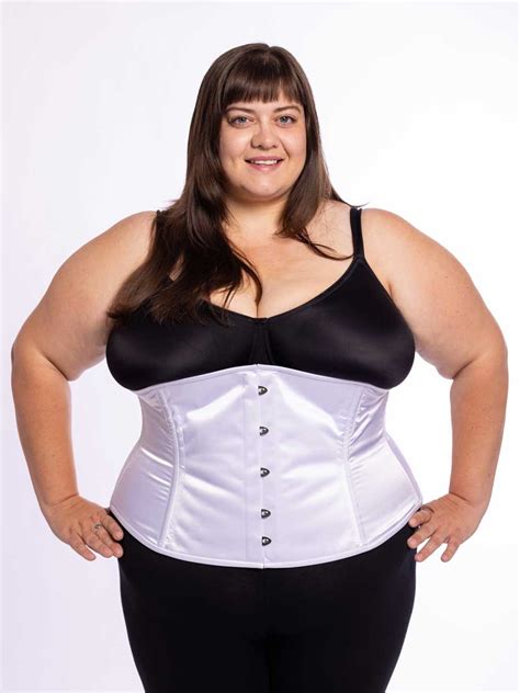 Satin Plus Size Longline Corset Cs 411 Long Orchard Corset