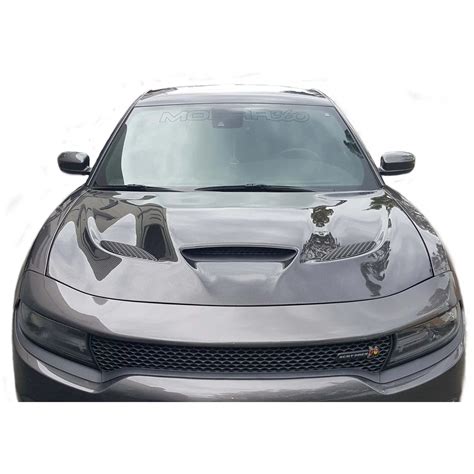 Dodge Charger Carbon Fiber Hellcat Hood Srt Hellcatrtscat Pack