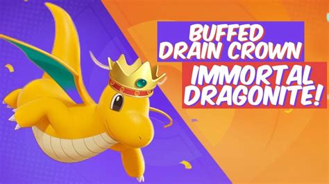 Pok Mon Unite Watch This Drain Crown Dragonite Taking Over Everyone In