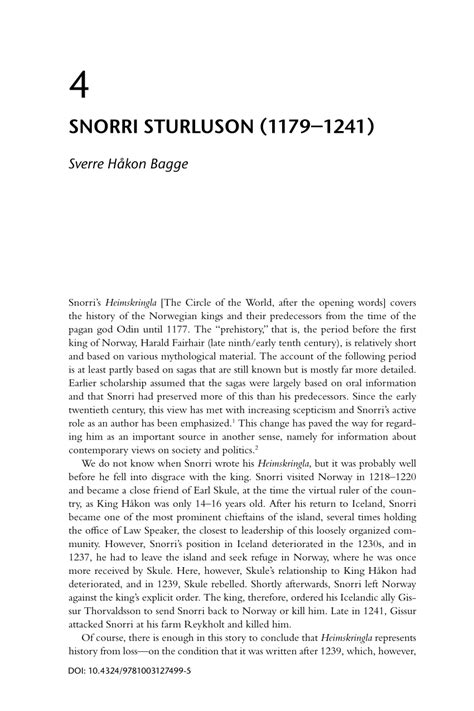 (PDF) Snorri Sturluson (1179–1241)