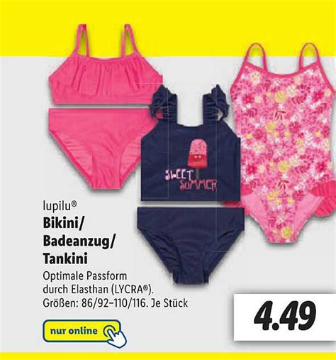 Lupilu Bikini Oder Badeanzug Oder Tankini Angebot Bei Lidl Prospekte De